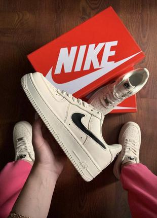 Кросівки жіночі nike air force 1 low cream*наик кросивки )7 фото