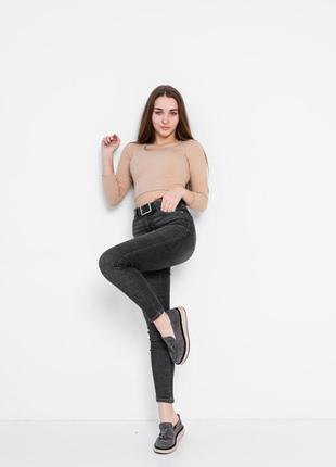 Лоферы женские fashion irene 3925 40 размер 25,5 см серый9 фото