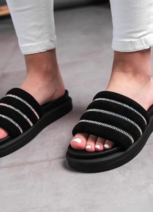 Шльопанці жіночі fashion wocky 2837 37 розмір 24 см чорний