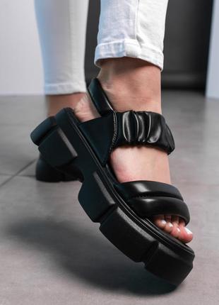 Женские сандалии fashion aimsley 3612 40 размер 25,5 см черный4 фото