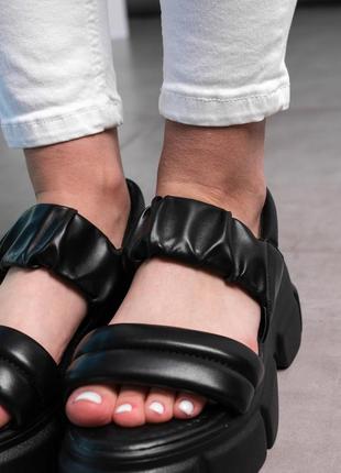Женские сандалии fashion aimsley 3612 40 размер 25,5 см черный2 фото