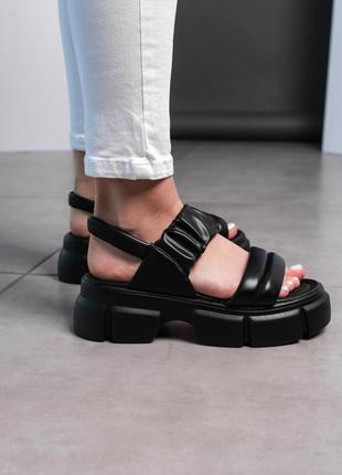 Женские сандалии fashion aimsley 3612 40 размер 25,5 см черный6 фото