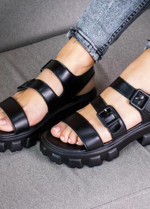 Женские сандалии fashion paloma 3019 38 размер 24,5 см черный7 фото