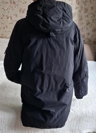 Женская теплая куртка пальто на пуху пуховик парка logg h m4 фото