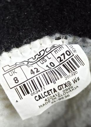 Зимние ботинки lowa calceta gore-tex размер 42 (27 см.)9 фото