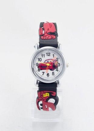 Детские наручные часы тачки чёрный (код: ibw643b)