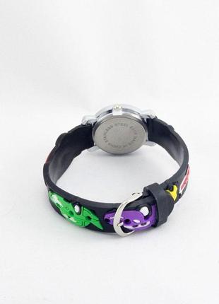 Детские наручные часы тачки чёрный (код: ibw643b)