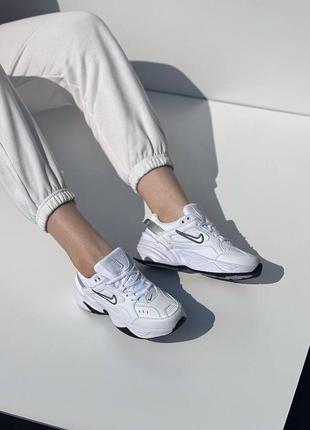 Nike m2k tekno cool white black4 фото