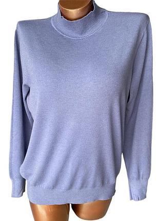 Гольф-водолазка батального розміру колір джинс