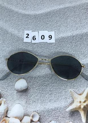 Солнцезащитные очки черные капельки3 фото