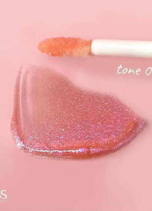 Блеск для губ bless beauty holo prismatic lip gloss №023 фото