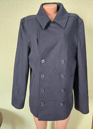 Пальто guess куртка бушлат мужское шерстяное полупальто