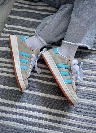 Adidas campus 00s crystal white preloved blue wmns7 фото