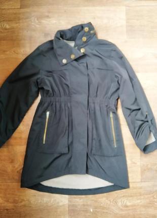 Демисезонная парка плащ куртка