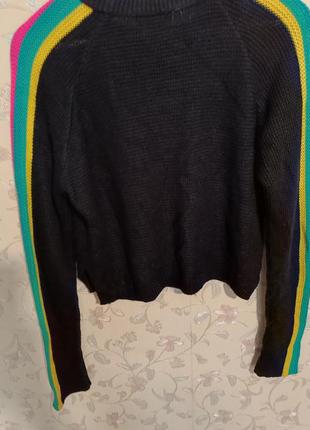 Кроп с рукавами укороченный свитер6 фото
