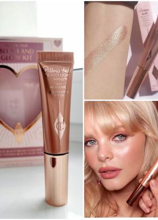 Миниатюра хайлайтер charlotte tilbury beauty highlighter wand pillow talk