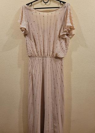 Сукня в стилі гетсбі ретро америки 20х років довга розшита бісером3 фото