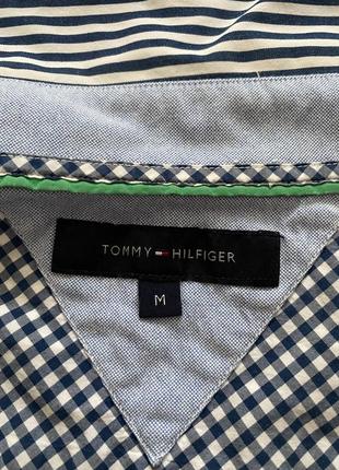 Стильная мужская рубашка в полоску Tommy hilfiger2 фото