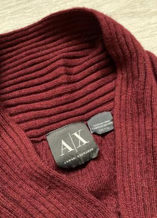 Мужской свитер шерстяной свитер armani exchange хл-ххл размер6 фото