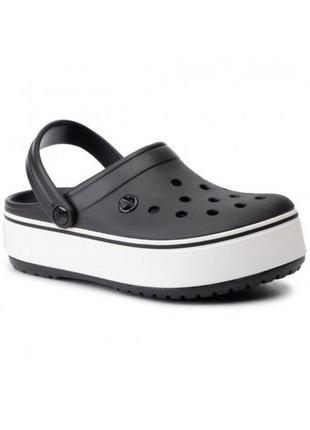 Стильные кроксы на платформе crocs, оригинал2 фото