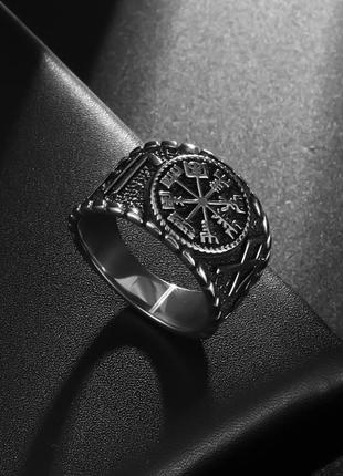 Кольцо мужское скандинавское перстень для мужчин древний славянский символ победы и защиты размер 212 фото
