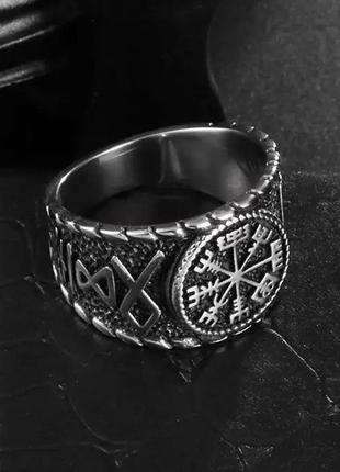 Кольцо мужское скандинавское перстень для мужчин древний славянский символ победы и защиты размер 216 фото