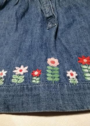 Джинсове плаття з вишивкою 3