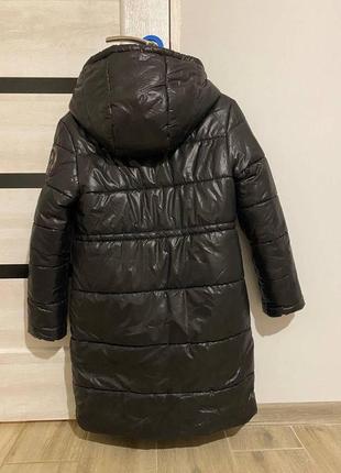 Курточка зимня на дівчинку 10-12 р2 фото