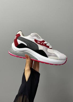 Кроссовки puma rs-x «white red’