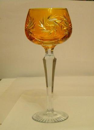 Бокал фужер цветной хрусталь германия ))