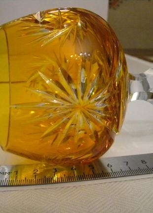 Бокал фужер цветной хрусталь германия ))