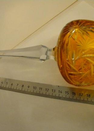 Бокал фужер цветной хрусталь германия ))