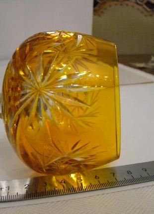 Бокал фужер цветной хрусталь германия ))