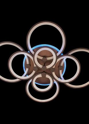 Diasha 22/8bk 3color стельова люстра кільця