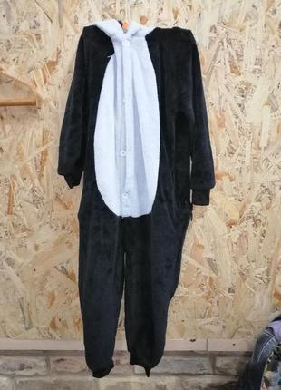 Кигуруми панда человечек пижама комбинезон