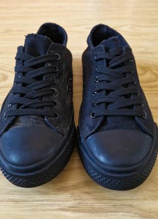 Кеди чорні  39 розмір (стелька 24см)