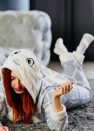 Пижама комбинезон с карманом на попе (пожама) popojama3 фото