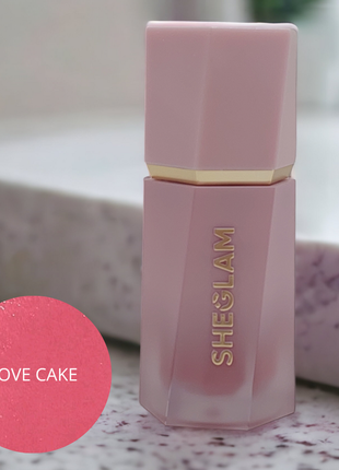 Рідкі матові румʼяна sheglam color bloom liquid blush