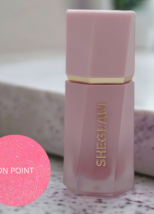 Рідкі матові румʼяна sheglam color bloom liquid blush4 фото