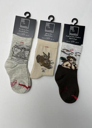 Комплект из трех пар детских носков от musearta3 фото