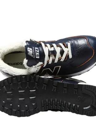 New balance ml 574 на меху3 фото