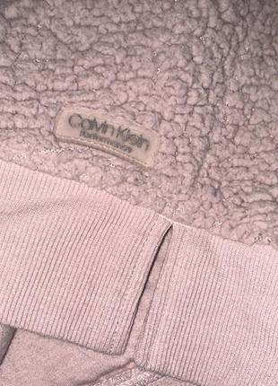 Свитшот calvin klein brand sherpa logo teddy sweatshirt5 фото