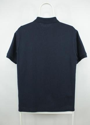 Якісна футболка поло polo ralph lauren slim fit navy polo shirt7 фото