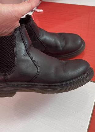 Оригинальные утеплённые кожаные ботинки dr.martens/34 размер /кожа5 фото