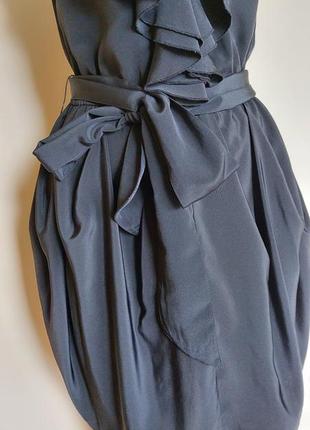 Вечірня чорна сукня ,плаття ,волани,h& m5 фото