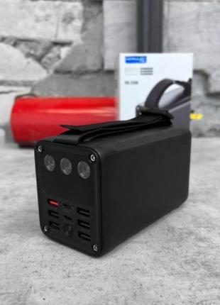Портативная батарея (power bank) konfulon a28q, 60000 mah, чорний1 фото