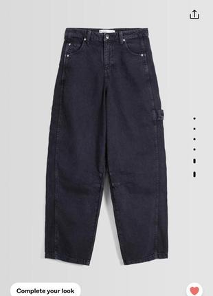 Джинсы джинси bershka бершка baggy  32 34 36