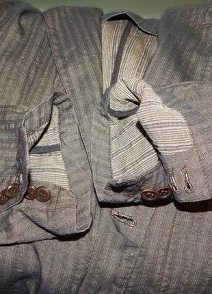Фактурний піджак із льону та бавовни ted lapidus8 фото