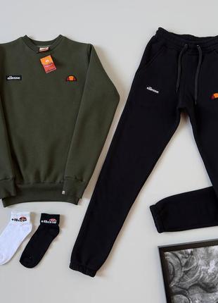 Подарок носки 🎁 зимний спортивный костюм на флисе ellesse1 фото