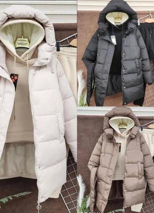 Костюм 3ка 🧚‍♂️ плащевка, силикон 250, флис